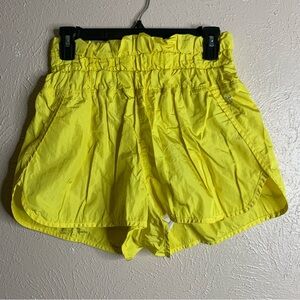 Free people movement the way‎ home running shorts yellow